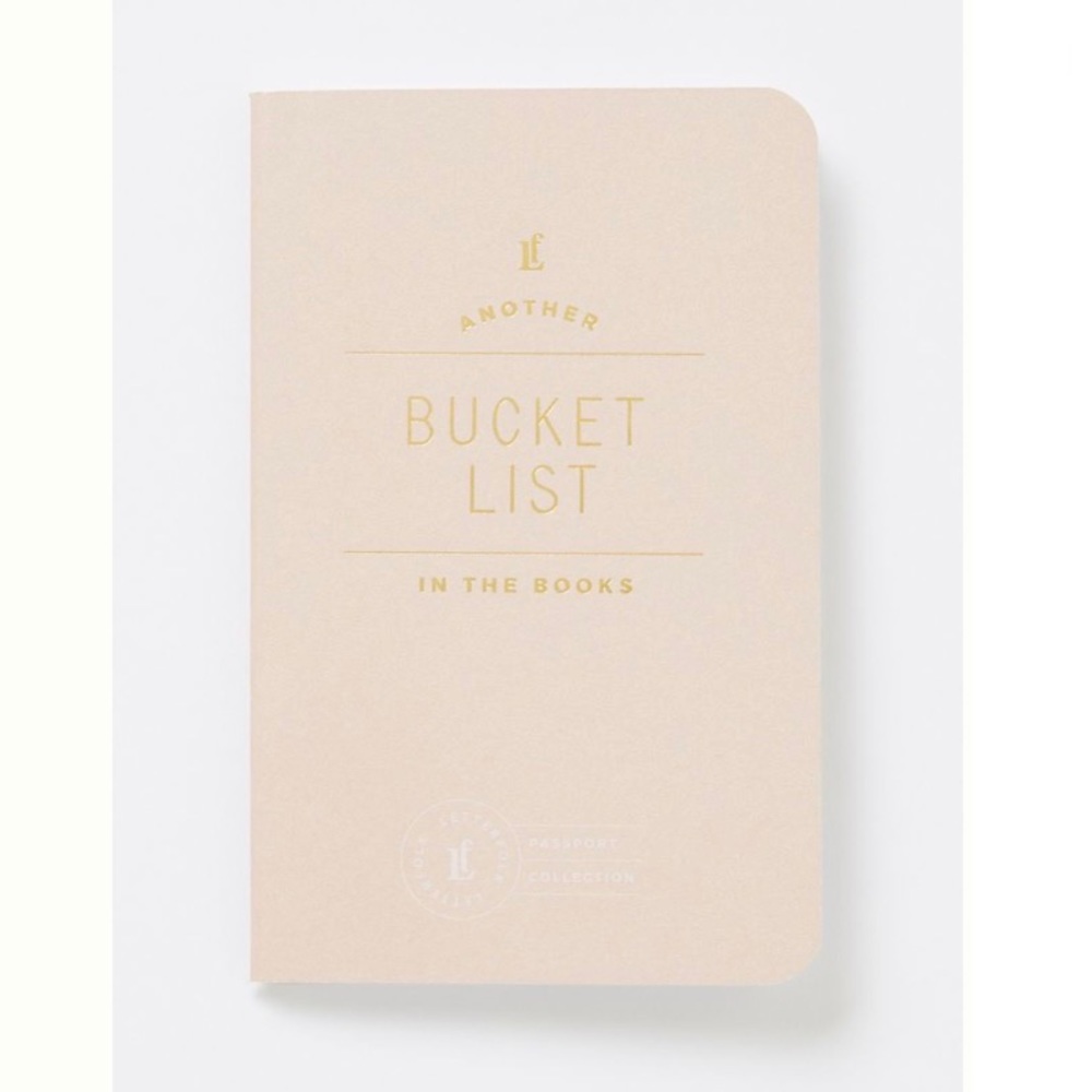 3/$25 Anthropologie Travel Bucket List Journal